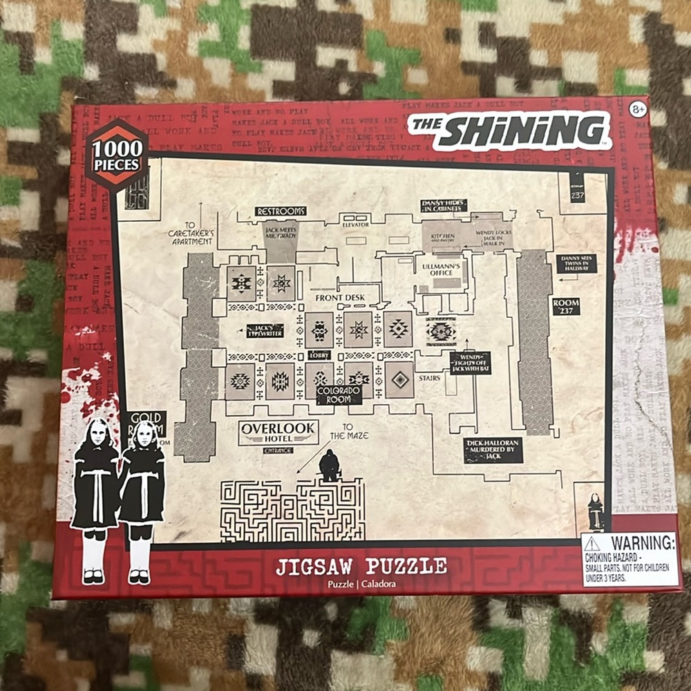 The Shining 1000 piece puzzle. ✨Brand new ✨ never opened.